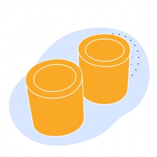 Капролоновая втулка 280х1030 мм белая PA 6