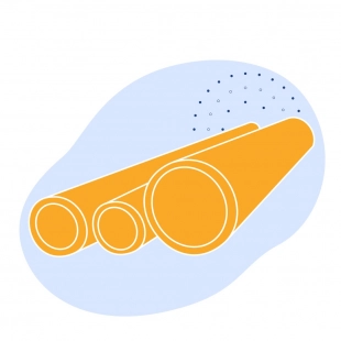 Труба нержавеющая электросварная 426х10 мм 12Х18Н10Т ГОСТ 10704-91