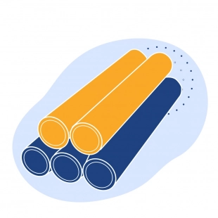 Труба нержавеющая хромированная 180х8.5 мм 08Х20Н14С2 ГОСТ 9941-81