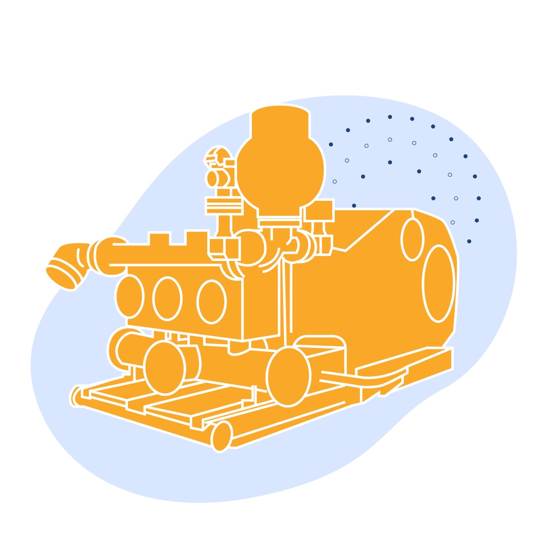 Буровой насос F-2200 105 об/мин 1640 кВт