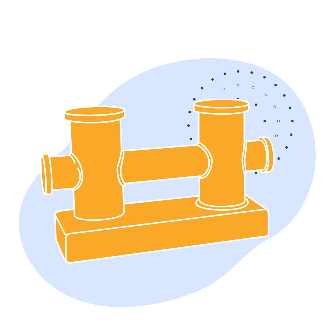 Кнехт крестовой сварной 140 мм ГОСТ 11265-73