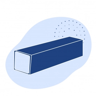 Оцинкованная квадратная труба 140х140х6 мм Ст3сп ГОСТ 8639-82