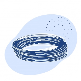 Проволока оцинкованная канатная 0.55 мм 08пс ГОСТ 7372-79