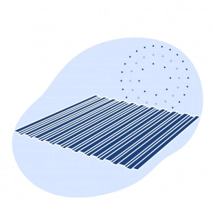 Профнастил для кровли Н157-0.8-865 12 м RAL 9003