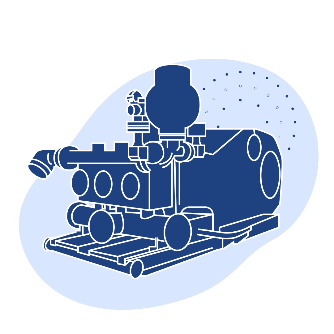 Буровой насос F-2200 105 об/мин 1640 кВт