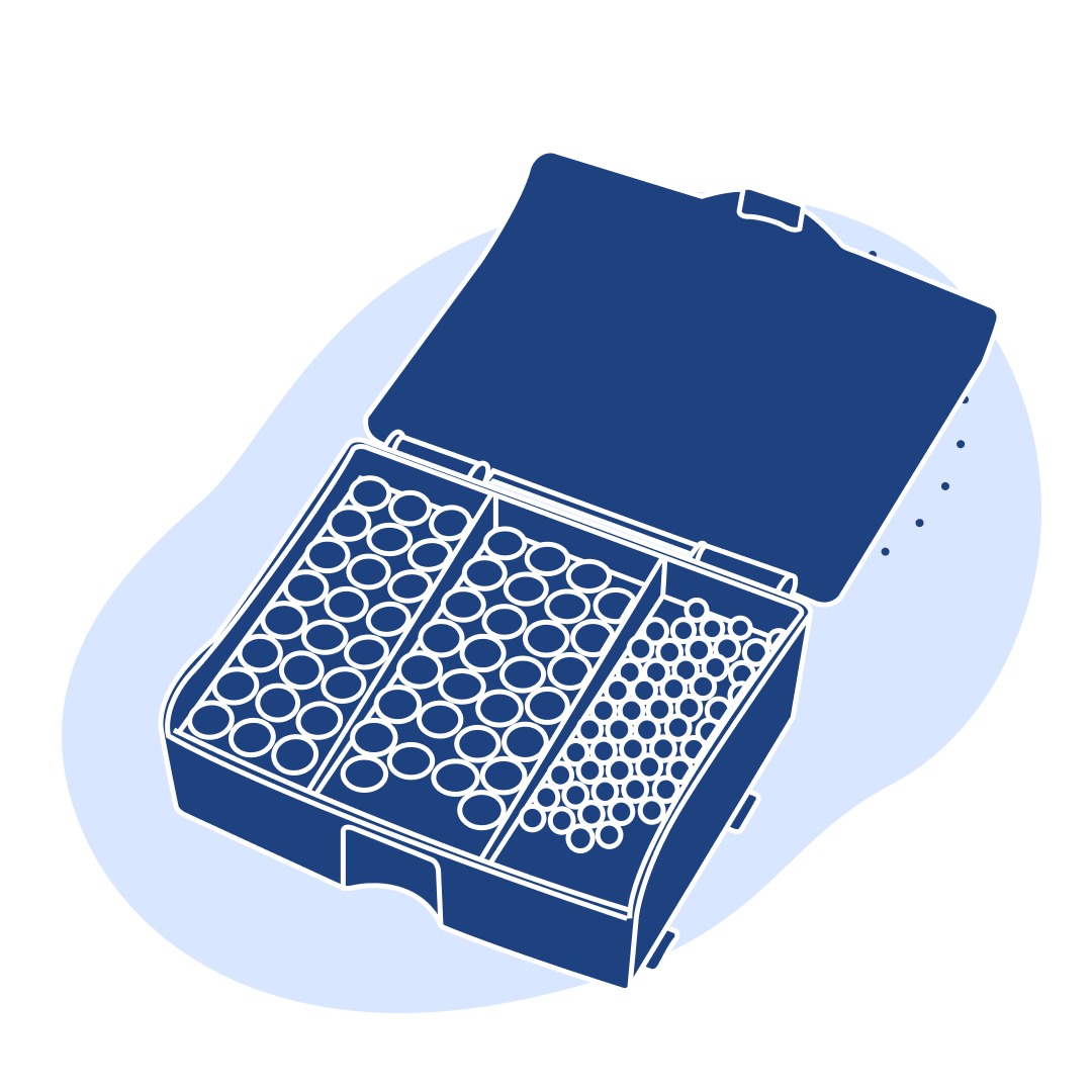 Набор пар трения шарик пластина 10 мм