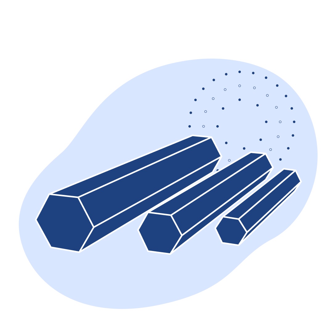 Шестигранник нержавеющий 22.5 мм AISI 321 ГОСТ 18968-73