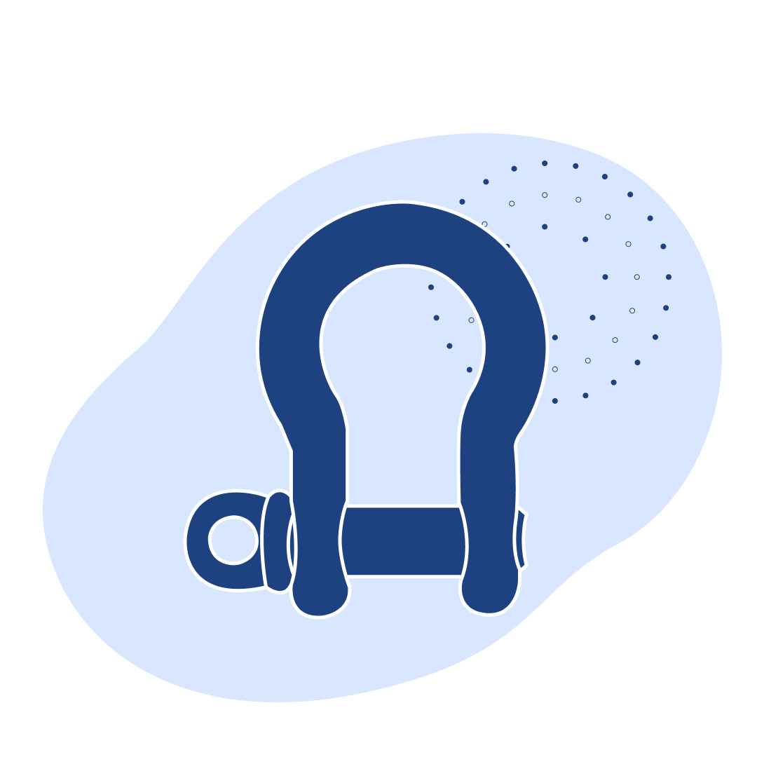 Скоба такелажная 2 Кн